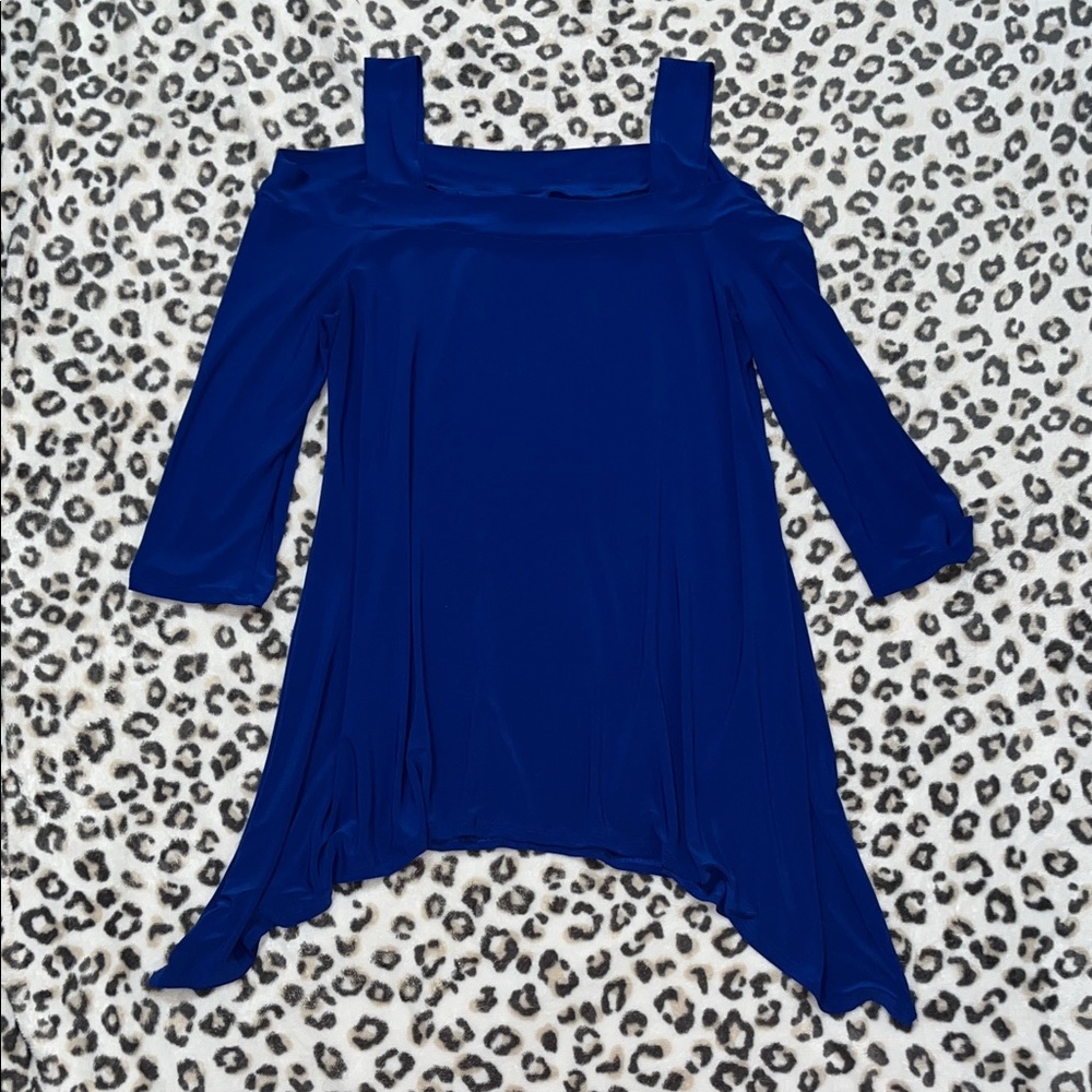 Elegant Blue Women's Top